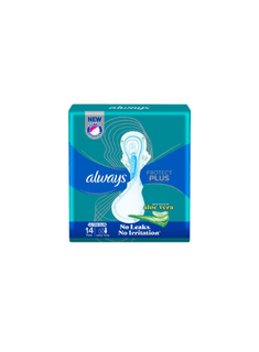 Always Pack Of 14 Protect Plus Ultra Thin Long Pads - Anwar Store