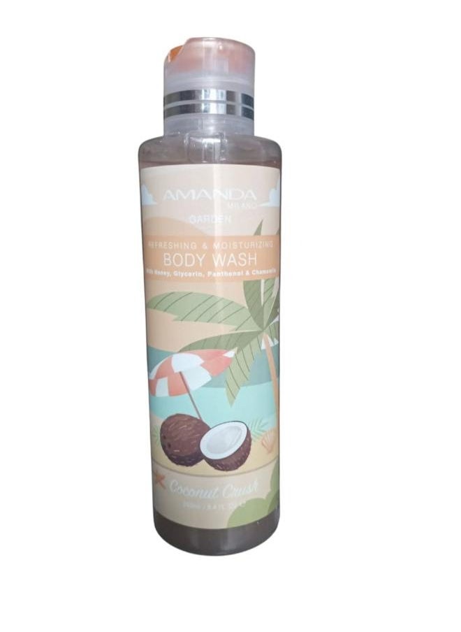 AMANDA GARDEN BODY WASH COCONUT CRUSH 250ML - Anwar Store