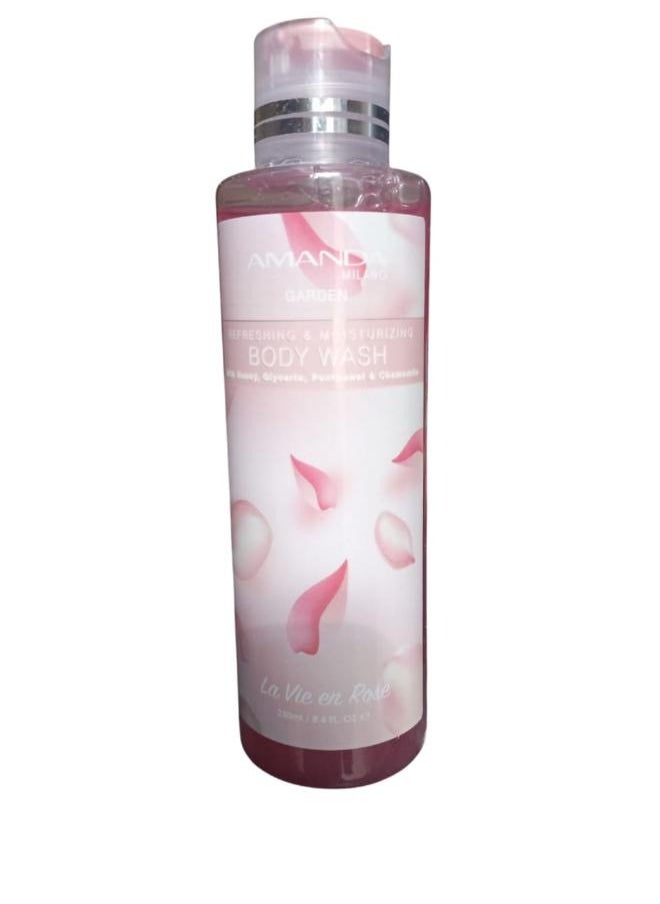 AMANDA GARDEN BODY WASH LA VIE EN ROSE 250ML - Anwar Store