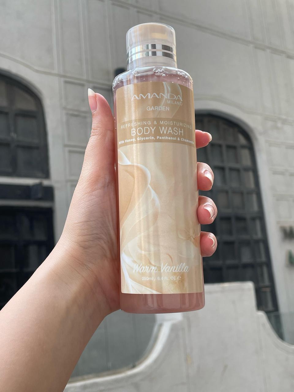 AMANDA GARDEN BODY WASH WARM VANILLA 250ML - Anwar Store