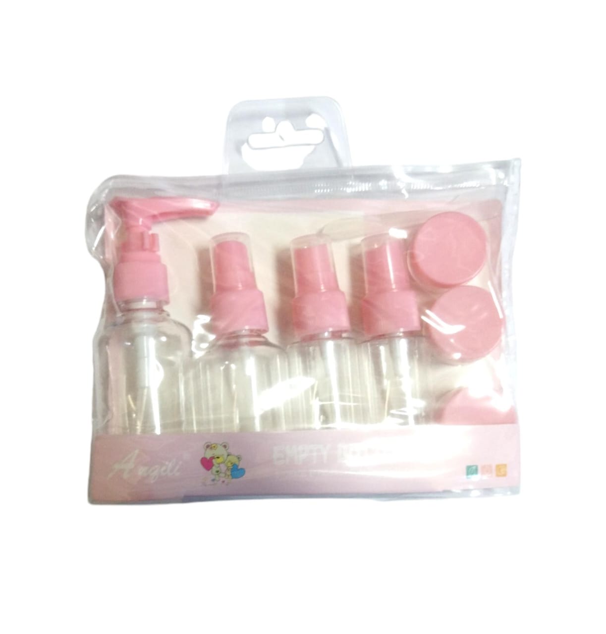 ANGILI EMPTY BOTTLE SET 7PCS (PINK) - Anwar Store