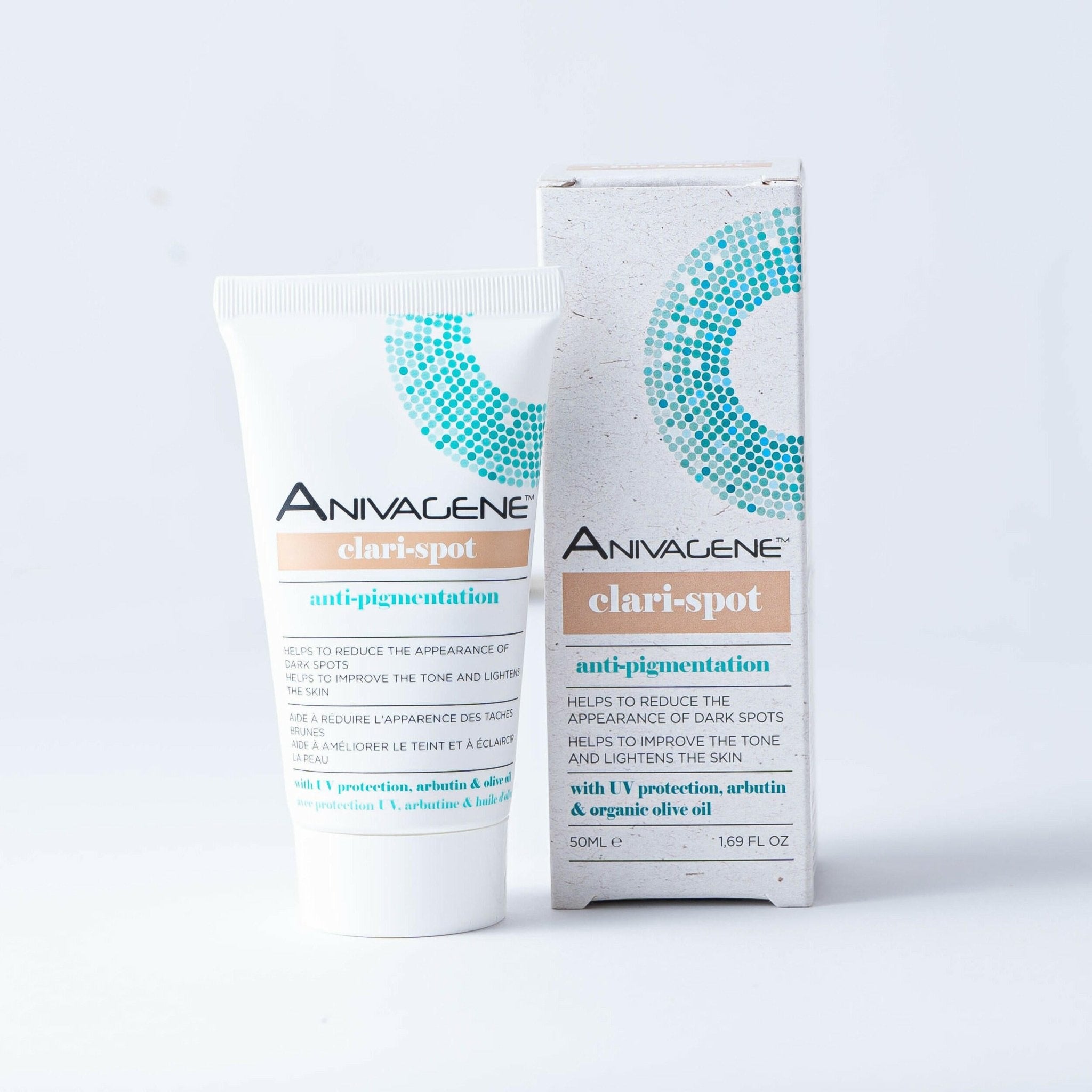 ANIVAGENE CLARI-SPOT cream Anti-pigmentation 50ml - لوشن مرطب Anivagene 50 مل