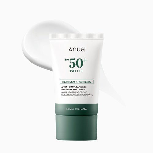 ANUA HEARLEAF SILKY MOISTURE SUNSCREEN 50ML - Anwar Store