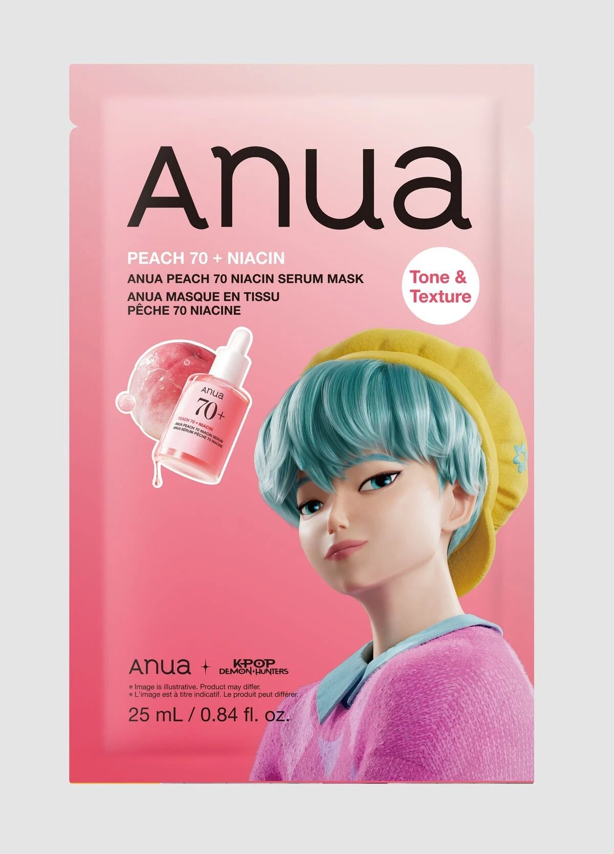 ANUA SHEET MASK PEACH 70 NIACIN 25 ML - Anwar Store