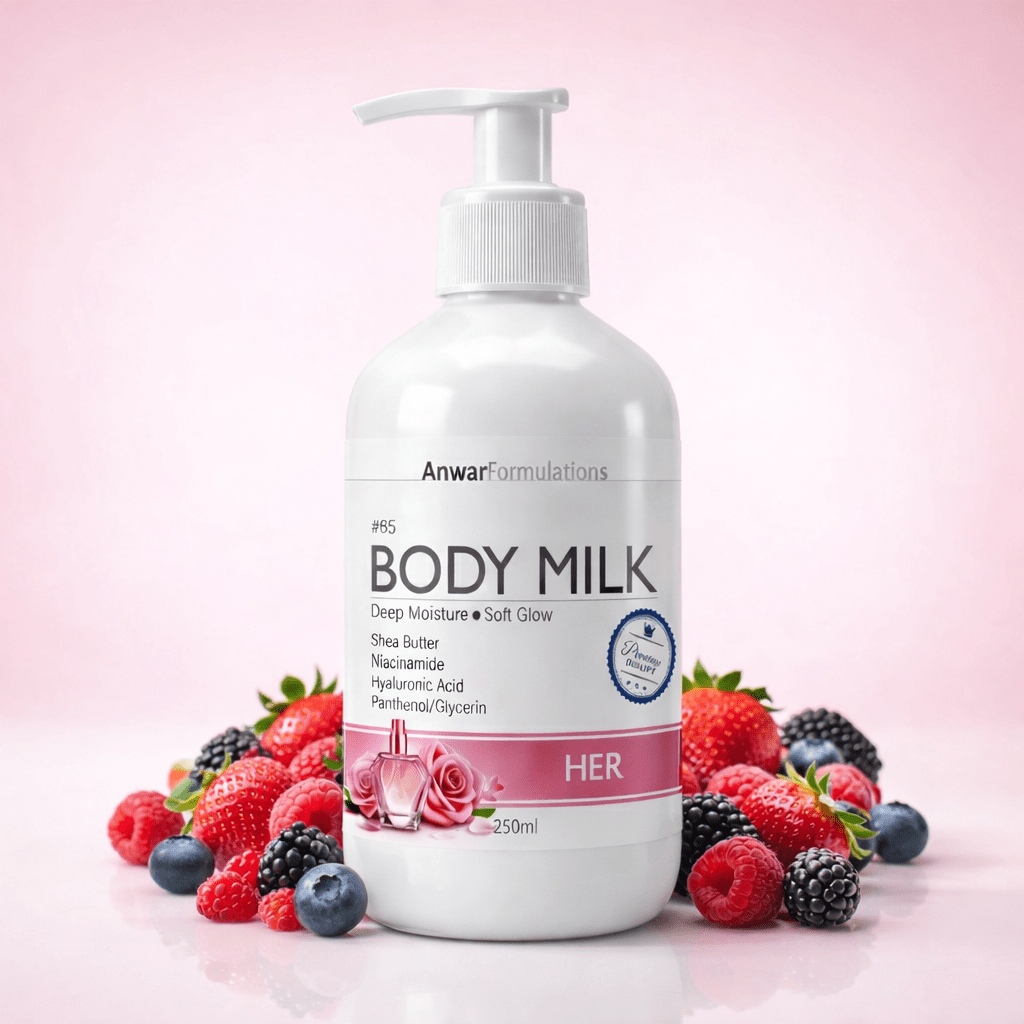 Anwar Body Milk Her Lotion 250ml - لوشن مرطب Anwar Product 250 مل