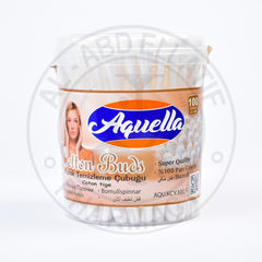 AQUELLA COTTON BUDS 100 PCS - Anwar Store