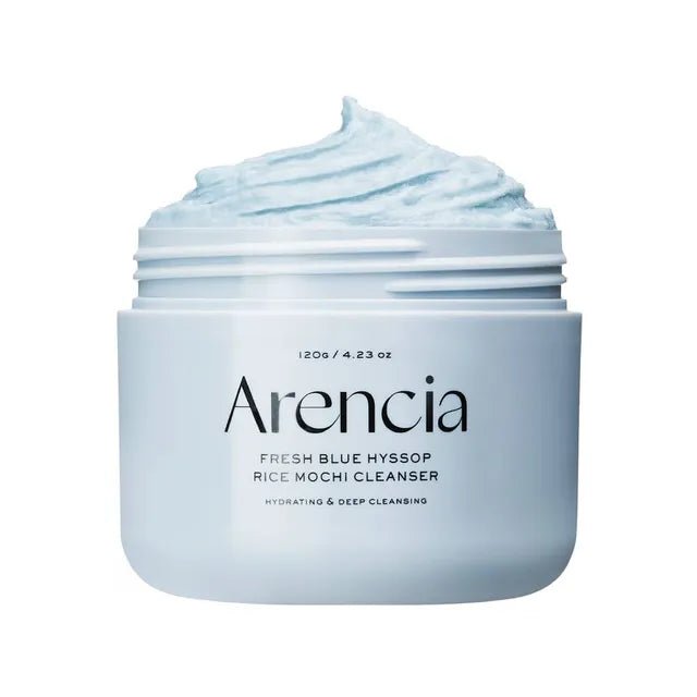 Arencia Fresh Blue Hyssop Rice Mochi Cleanser 120g - غسول للوجه أرينسيا 120 جم
