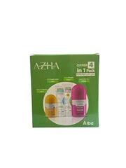AZHA BOX (ROLL ON+BODY LOTION+C SERUM+CREAM) - Anwar Store