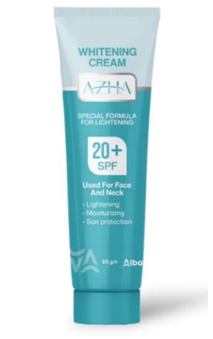 Azha Whitening Cream 20 SPF 60g - واقي شمس Alba 60 جم