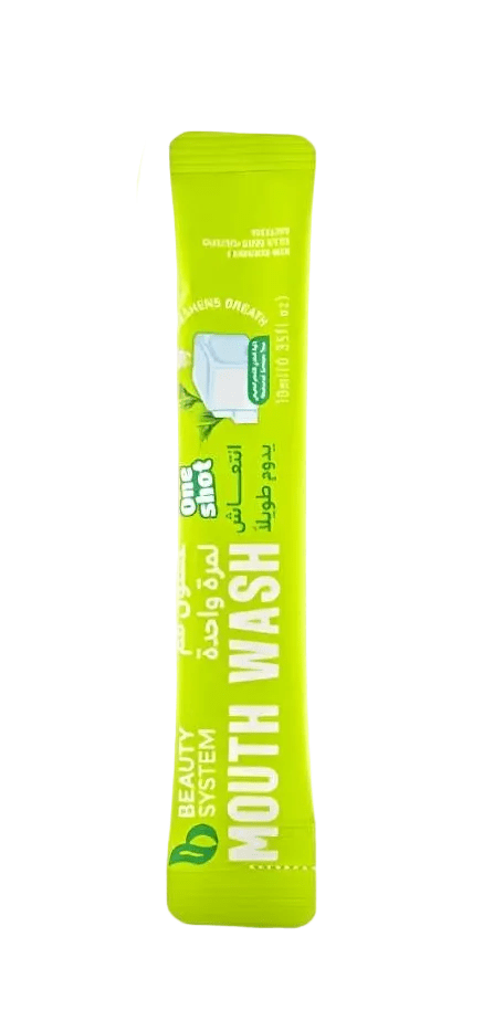 BEAUTY SYSTEM ONE SHOT MOUTH WASH GREEN TEA FLAVOR 10ml 1pcs - Anwar Store