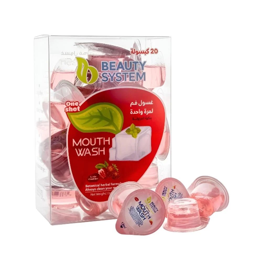 BEAUTY SYSTEM STRAWBERRY MOUTH WASH 1pcs - Anwar Store