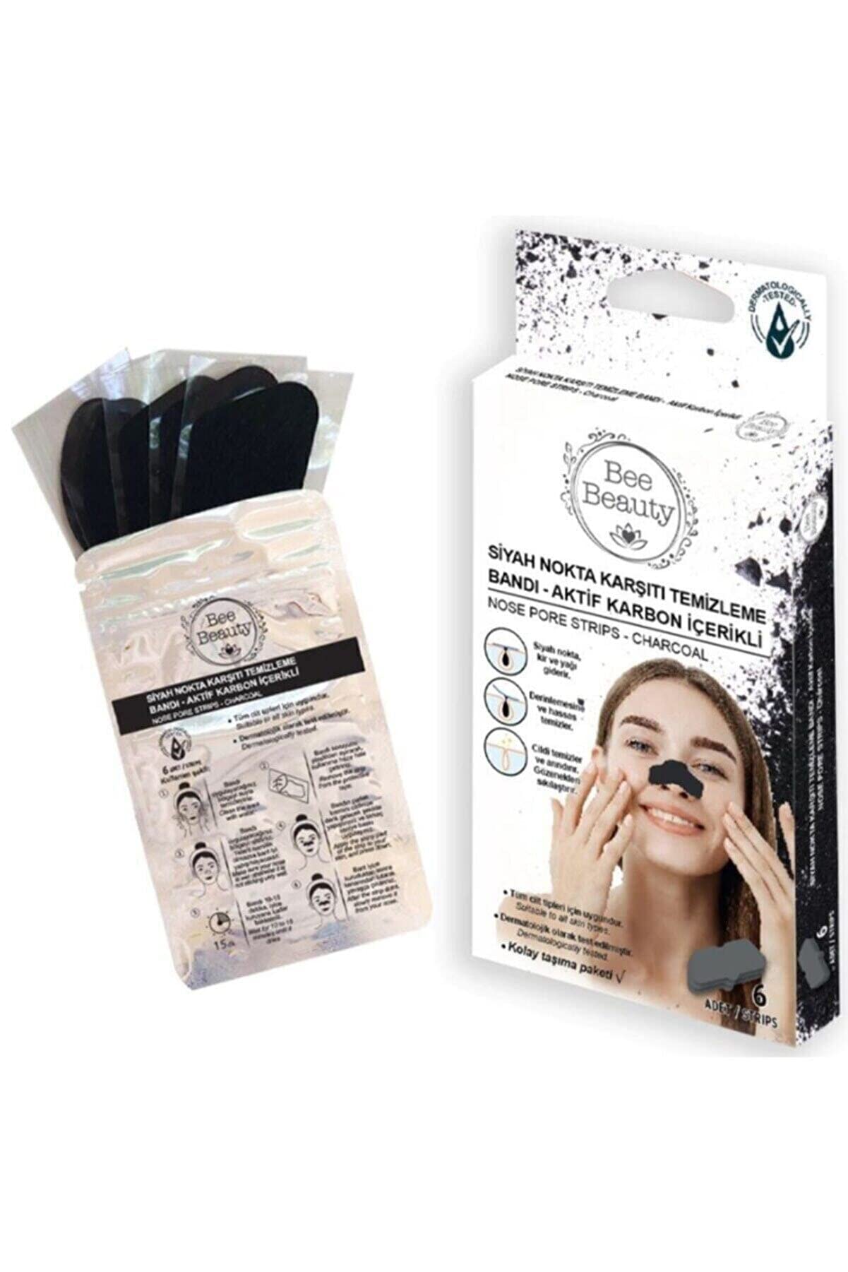 BEE BEAUTY CHARCOAL NOSE STRIPS 1PACKET (6PCS) - Anwar Store