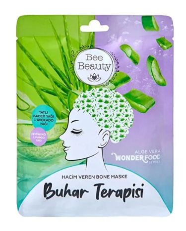 Bee Beauty-Wonder Food Aloe Vera Steam Therapy Volumizing Bonnet Mask - Anwar Store