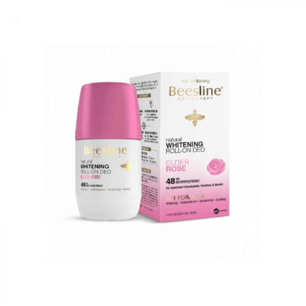 Beesline Whitening Roll On Deodorant Elder Rose 50ML - Anwar Store