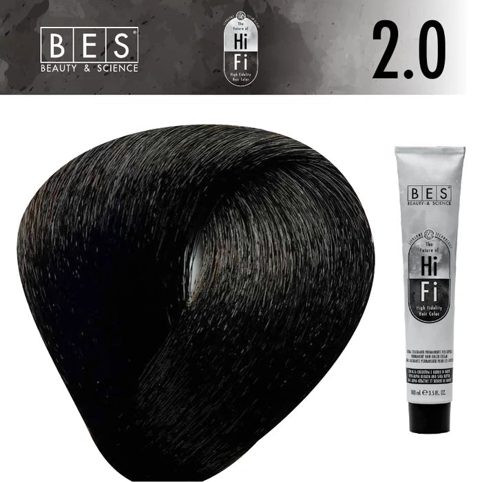 BES The Future Of Hi Fi Hair Color No.2.0 100ML - Anwar Store
