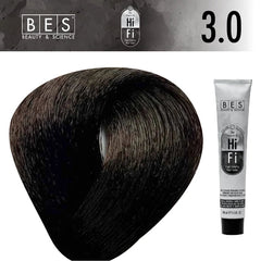 BES The Future Of Hi Fi Hair Color No.3.0 100ML - Anwar Store