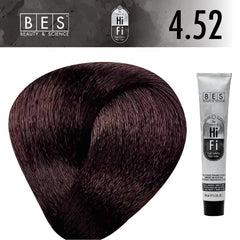BES The Future Of Hi Fi Hair Color No.4.52 100ML - Anwar Store