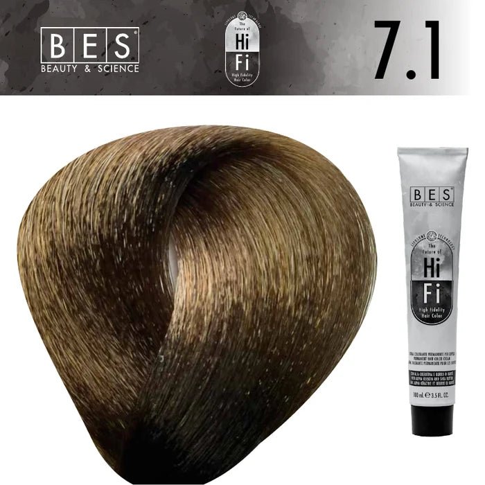 BES The Future Of Hi Fi Hair Color No.7.1 100ML - Anwar Store