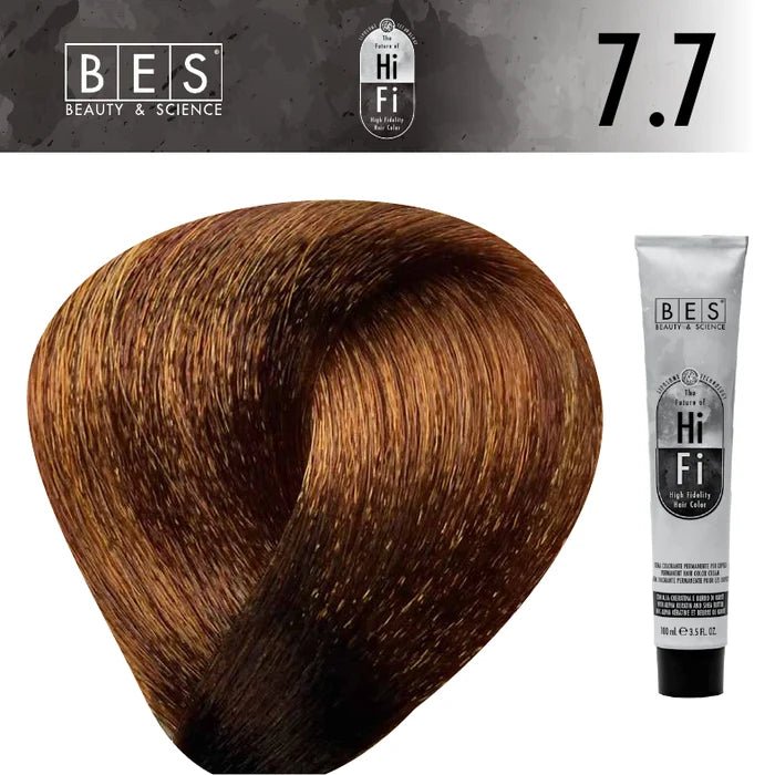 BES The Future Of Hi Fi Hair Color No.7.7 100ML - Anwar Store