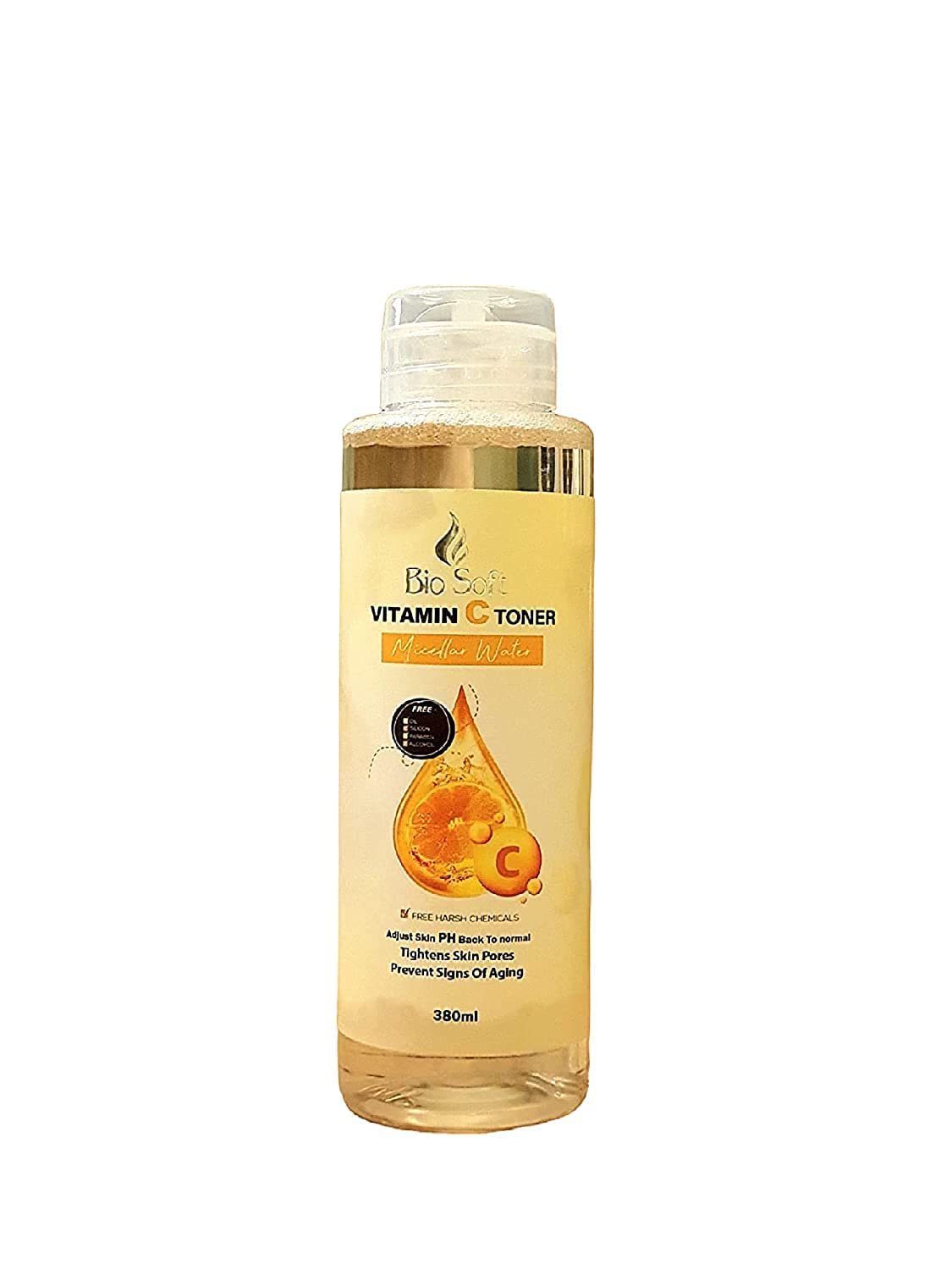 BIO SOFT VIT C TONER MICELLAR WATER 380ML - Anwar Store