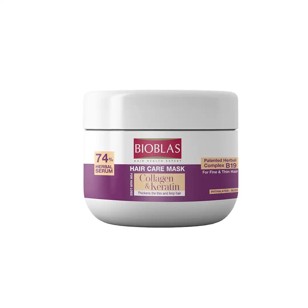 BIOBLAS HAIR CARE MASK COLLAGEN&KERATIN 300ML - Anwar Store