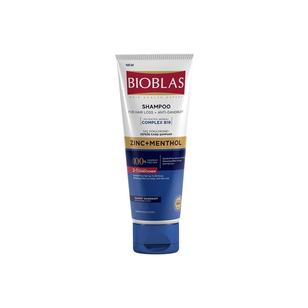 BIOBLAS SHAMPOO FOR HAIR LOSS + ANTI DANDRUFF 250ML - Anwar Store
