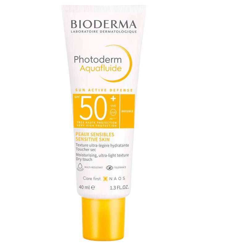 Bioderma Photoderm Aquafluide SPF50+ Invisible Sensitive Skin 40 ml - واقي شمس بيوديرما 40 مل