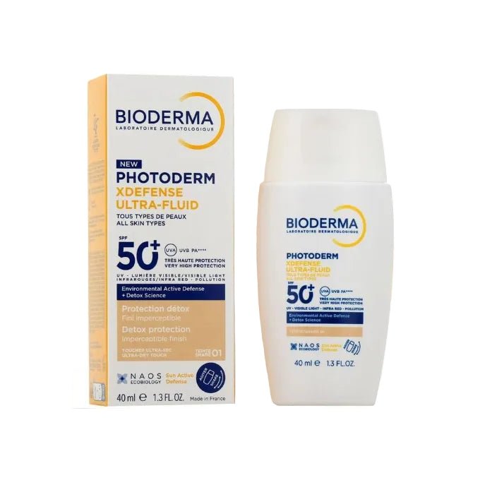 BIODERMA PHOTODERM XDEFENSE ULTRA-FLUID SPF 50+ TINTED SHADE NO.01 40ML - Anwar Store