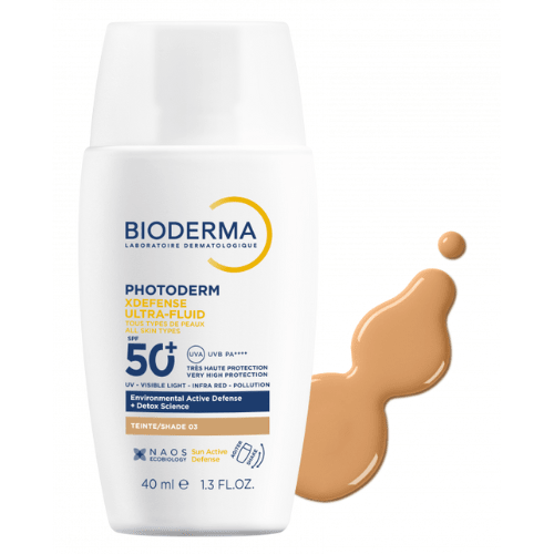 Bioderma Photoderm Xdefense Ultra-fluid SPF 50+ Tinted Shade No.03 - واقي شمس بيوديرما 40 مل