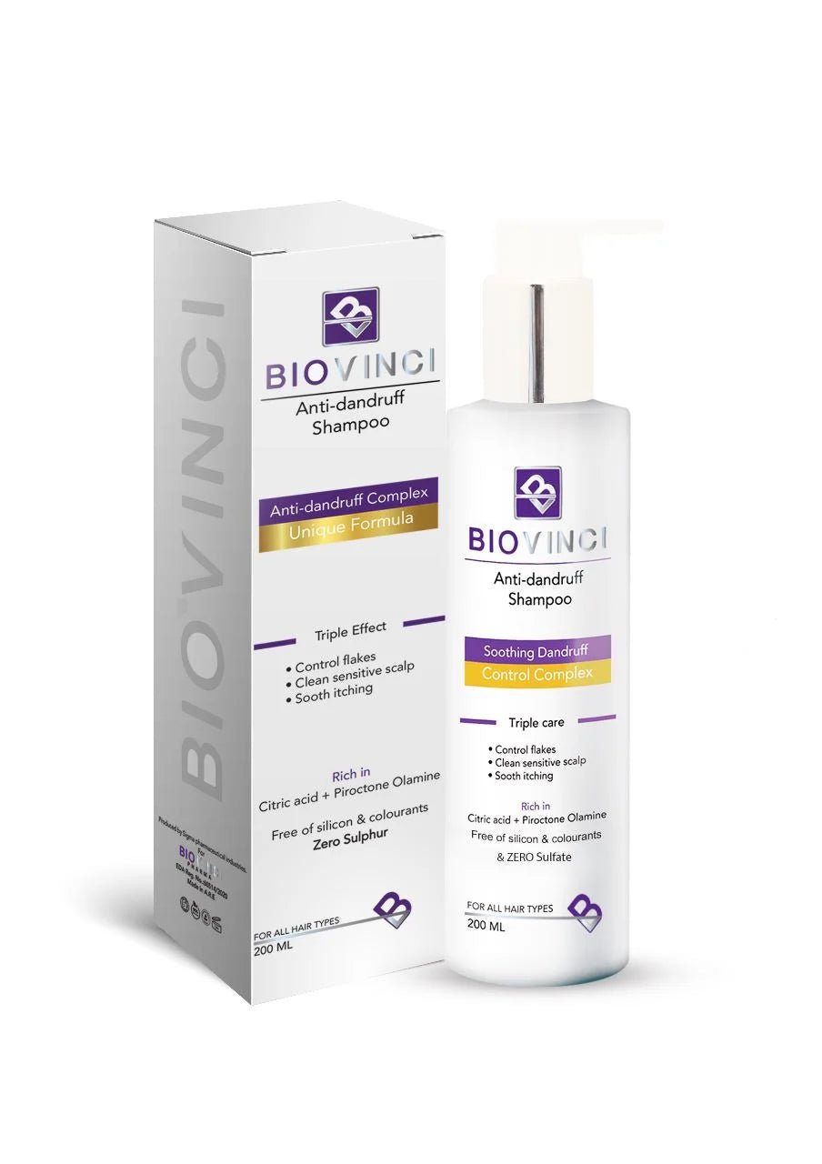 BIOVINCI ANTI-DANDRUFF SHAMPOO, FREE SULFATE 200ML - Anwar Store