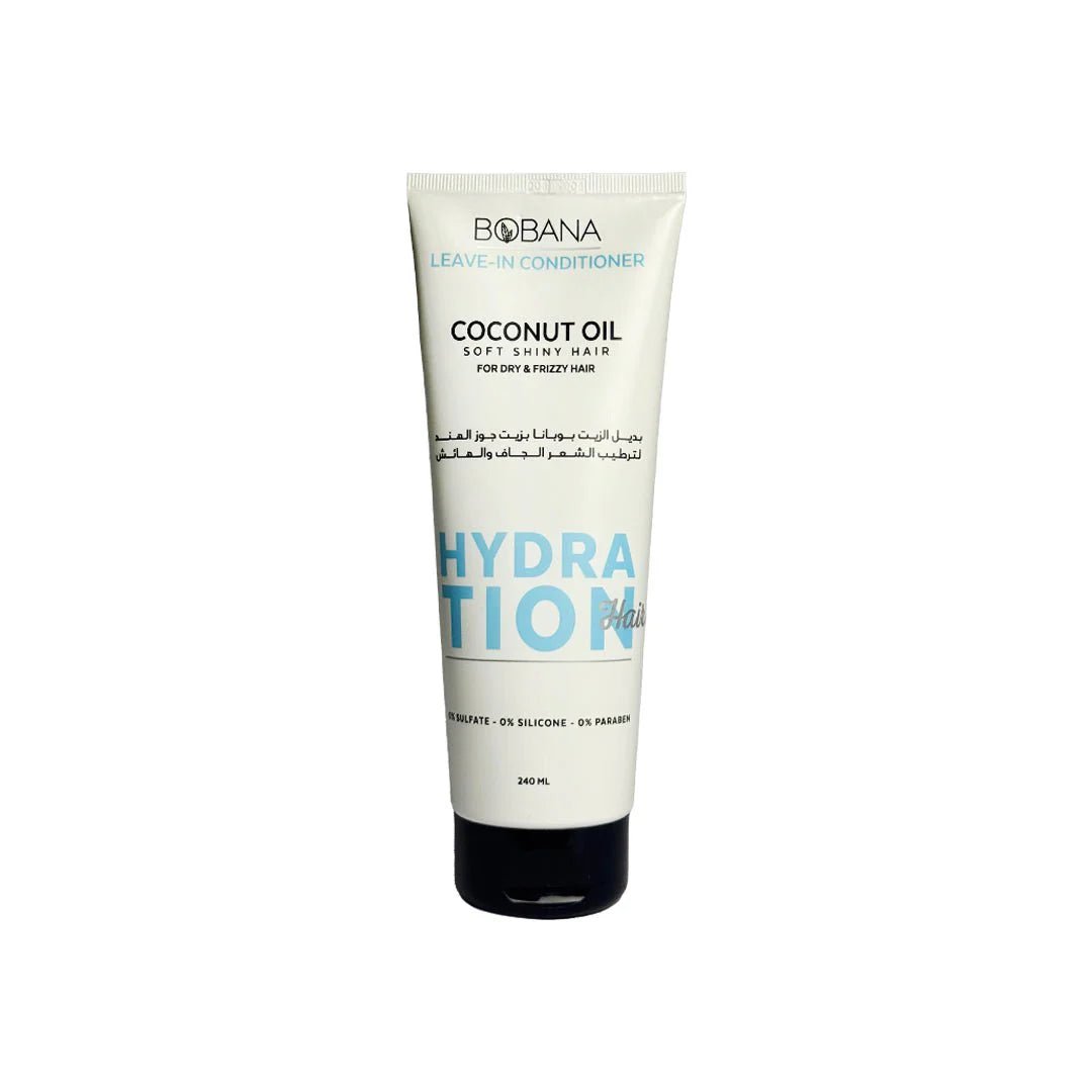 BOBANA LEAVE IN CONDITIONER COCONUT OIL FOR DRY&FRIZZY HAIR 240ML - Anwar Store