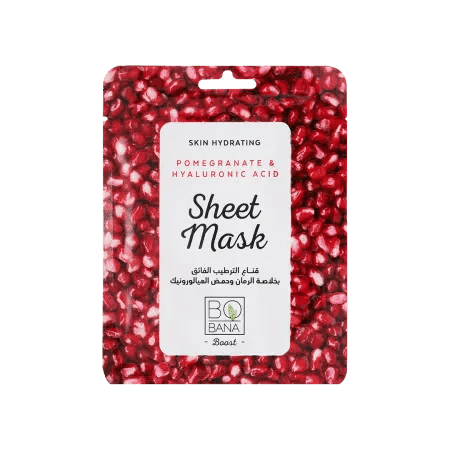 BOBANA POMEGRANATE & HYALURONIC ACID SHEET MASK - Anwar Store