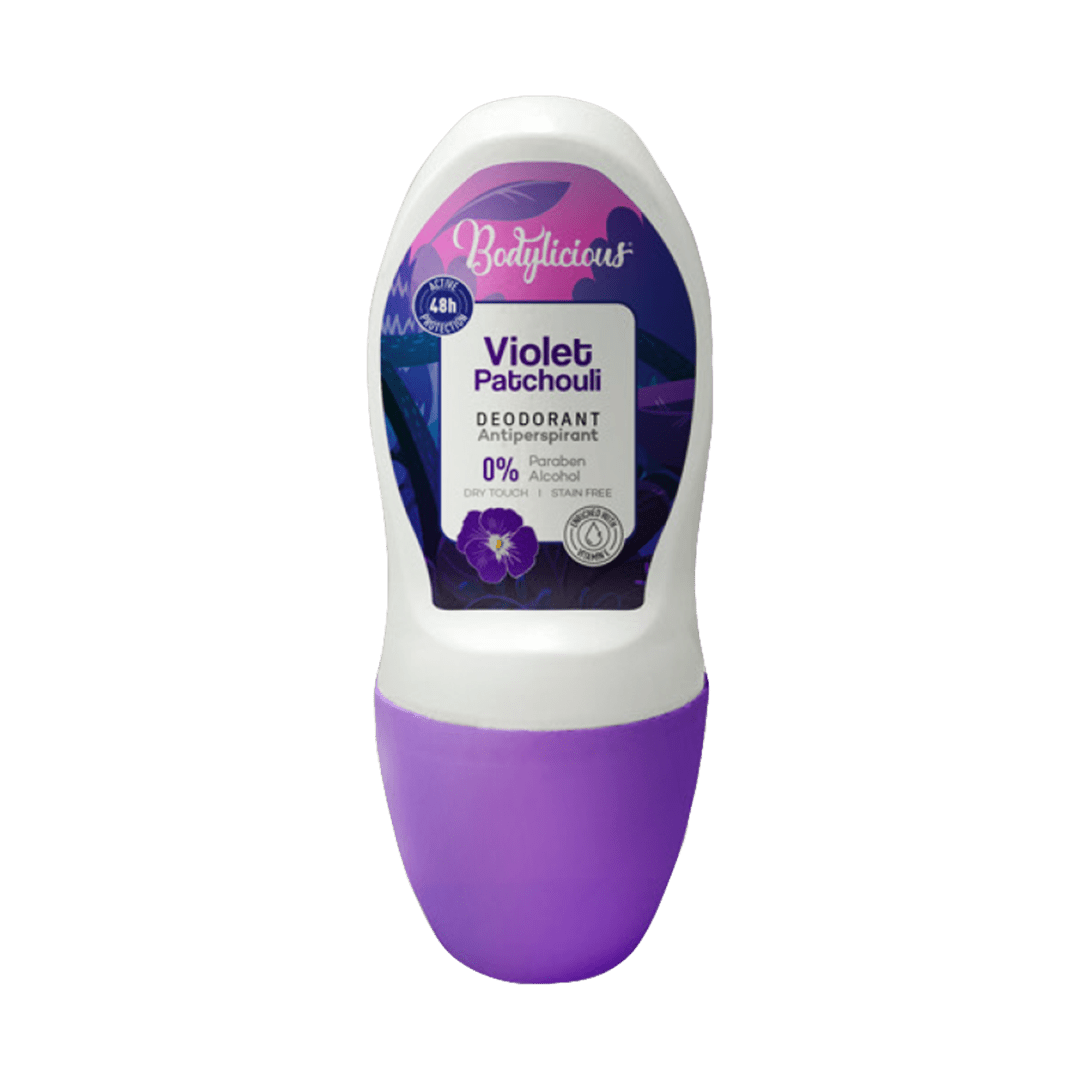 BODYLICIOUS VIOLET PATCHOULI ANTIPERSPIRANT DEODORANT 50ML - Anwar Store