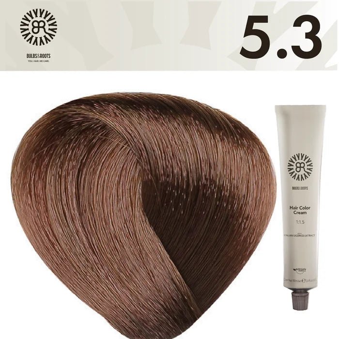 BR HAIR COLOR CREAM 100 ML NO.5.3 - Anwar Store