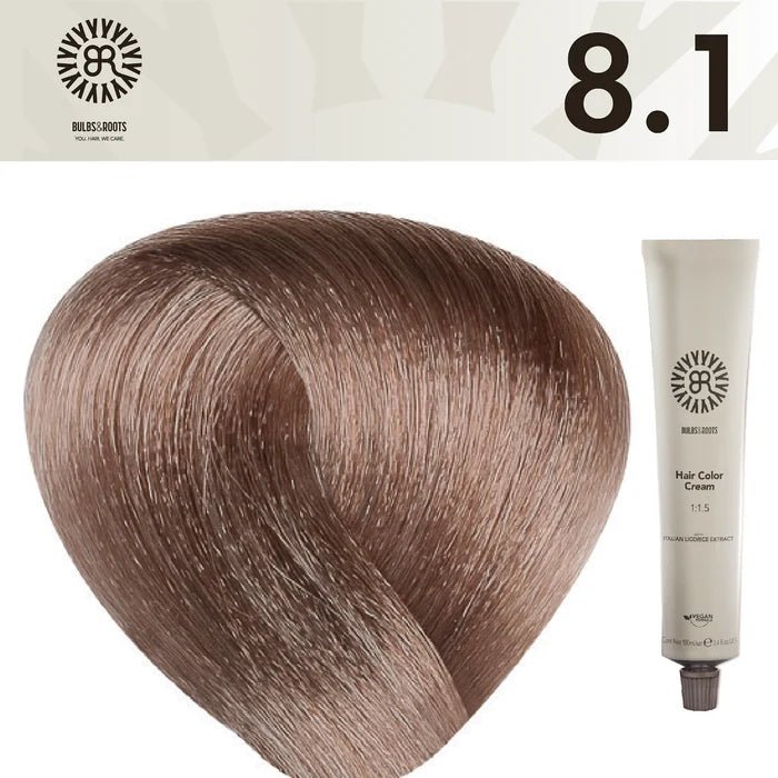 BR HAIR COLOR CREAM 100 ML NO.8.1 - Anwar Store