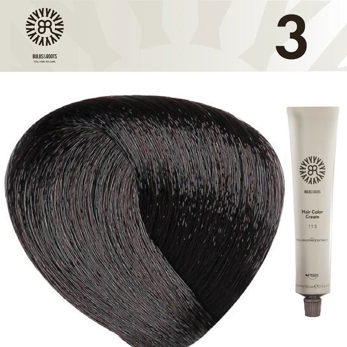 BR HAIR COLOR CREAM NO.3 100ML - Anwar Store