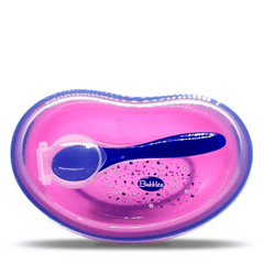 BUBBLES BABY PLATE – PINK - Anwar Store