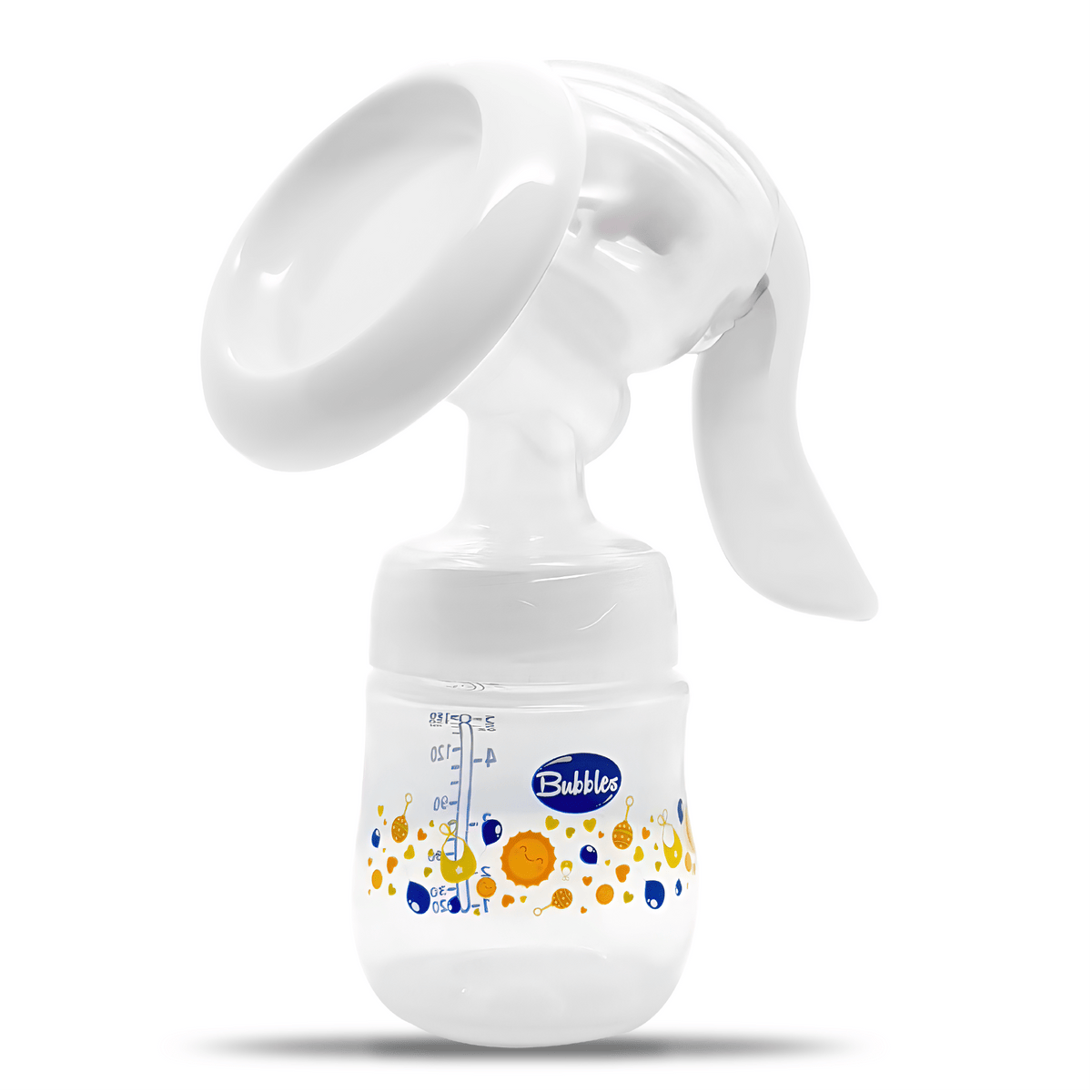 BUBBLES BREAST PUMP WITH BUBBLES BOTTLE (WHITE) - Anwar Store