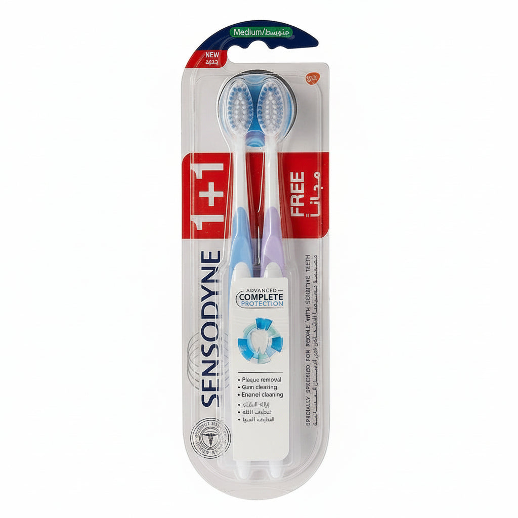 SENSODYNE COMPLETE PROTECTION MEDIUM TOOTHBRUSH  1+1FREE