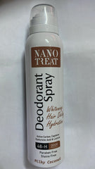 NANO TREAT DEODORANT SPRAY MILKY COCONUT 150ML