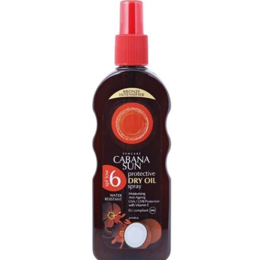 Cabana Sun Spf 6 Dry Oil Spray 200 ml - Anwar Store