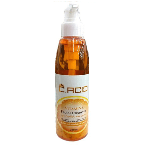 C.acid Whitening Facial Cleanser Vitamin C 200ml - غسول للوجه Bg Pharma 200 مل