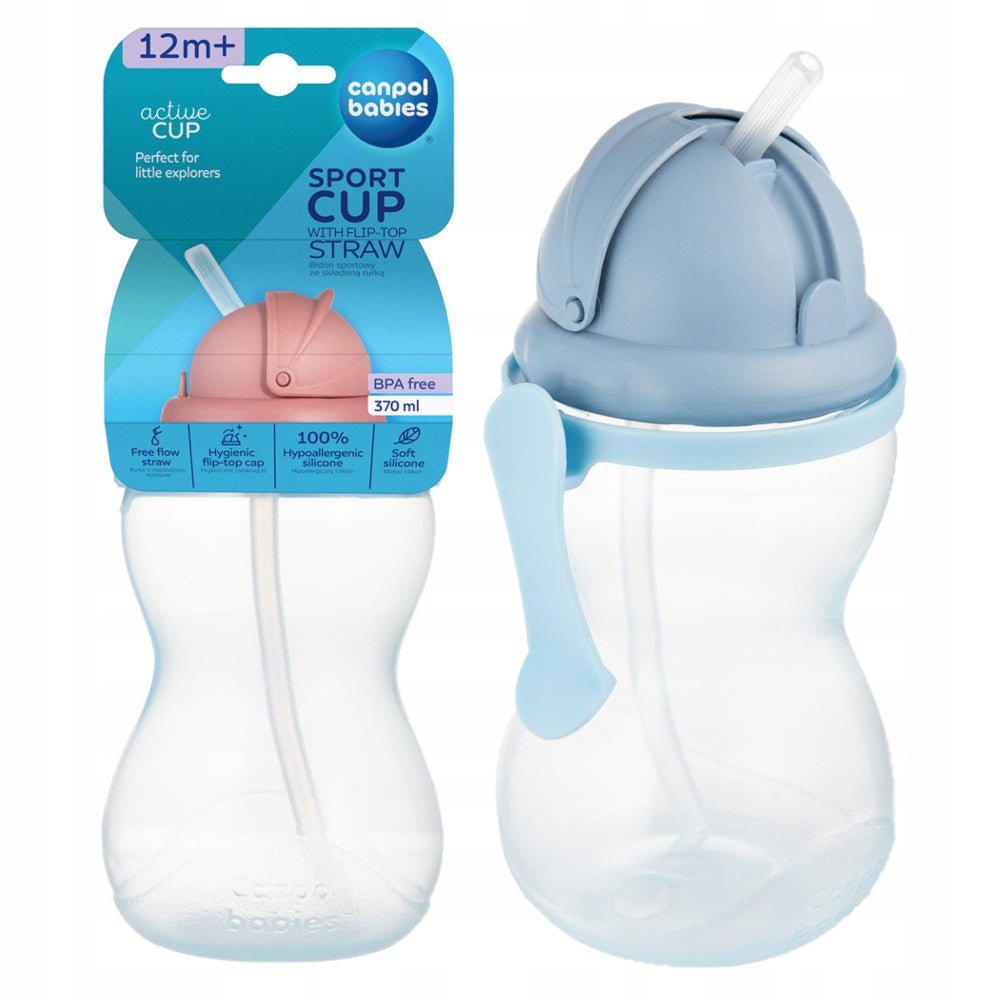 Canpol Babies Sport Cup 370m Blue - منتج للعناية Canpol Babies
