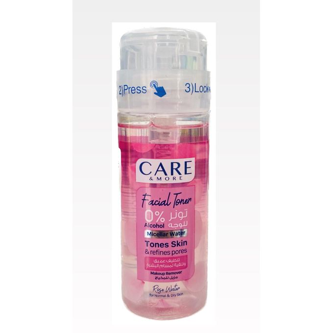CARE & MORE FACIAL TONER ROSE WATER 150ML - Anwar Store