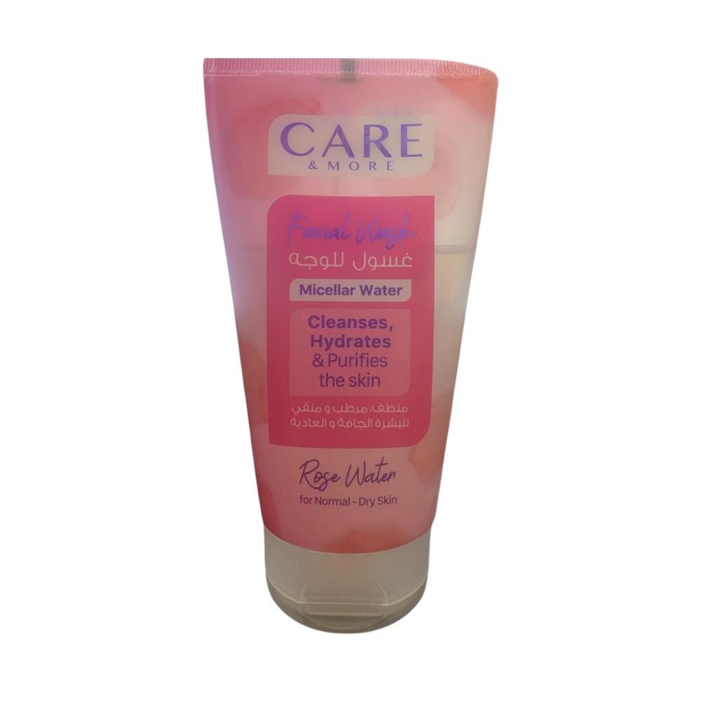 CARE & MORE FACIAL WASH (ROSE) 150ML - Anwar Store