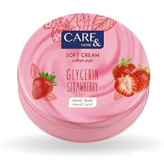 Care & More Glycerin Strawberry Cream 250ml - لوشن مرطب كير آند مور 250 مل