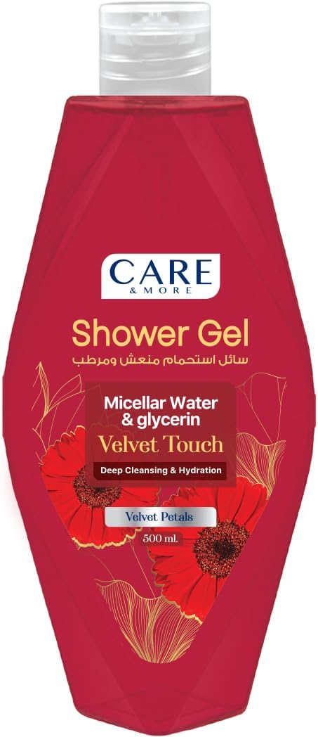 CARE & MORE VELVET TOUCH SHOWER GEL 500ML - Anwar Store