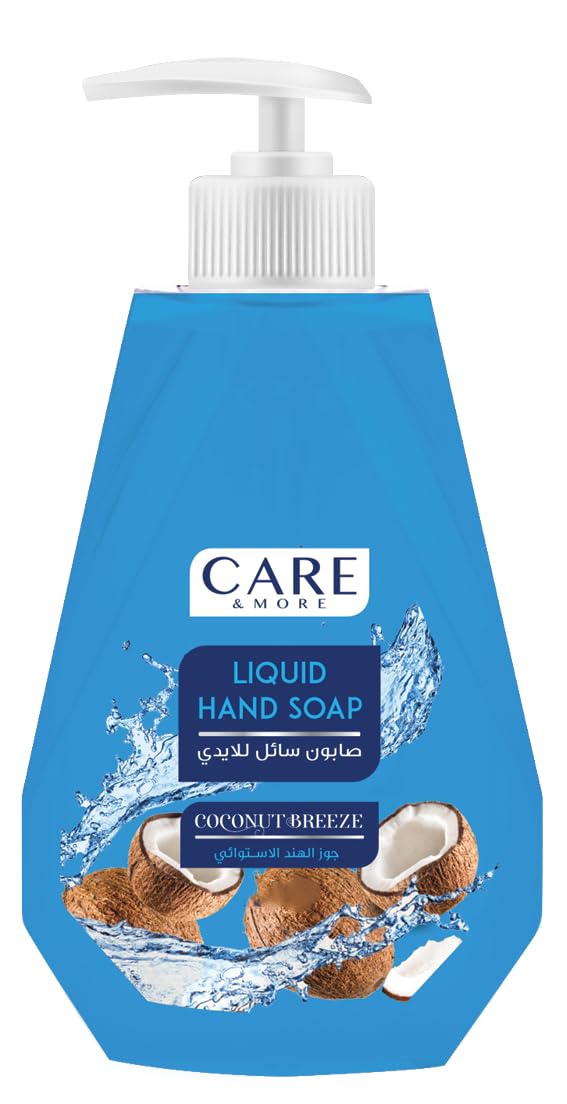 CARE&MORE COCONUT&BREEZE LIQUID HAND SOAP 520ML - Anwar Store