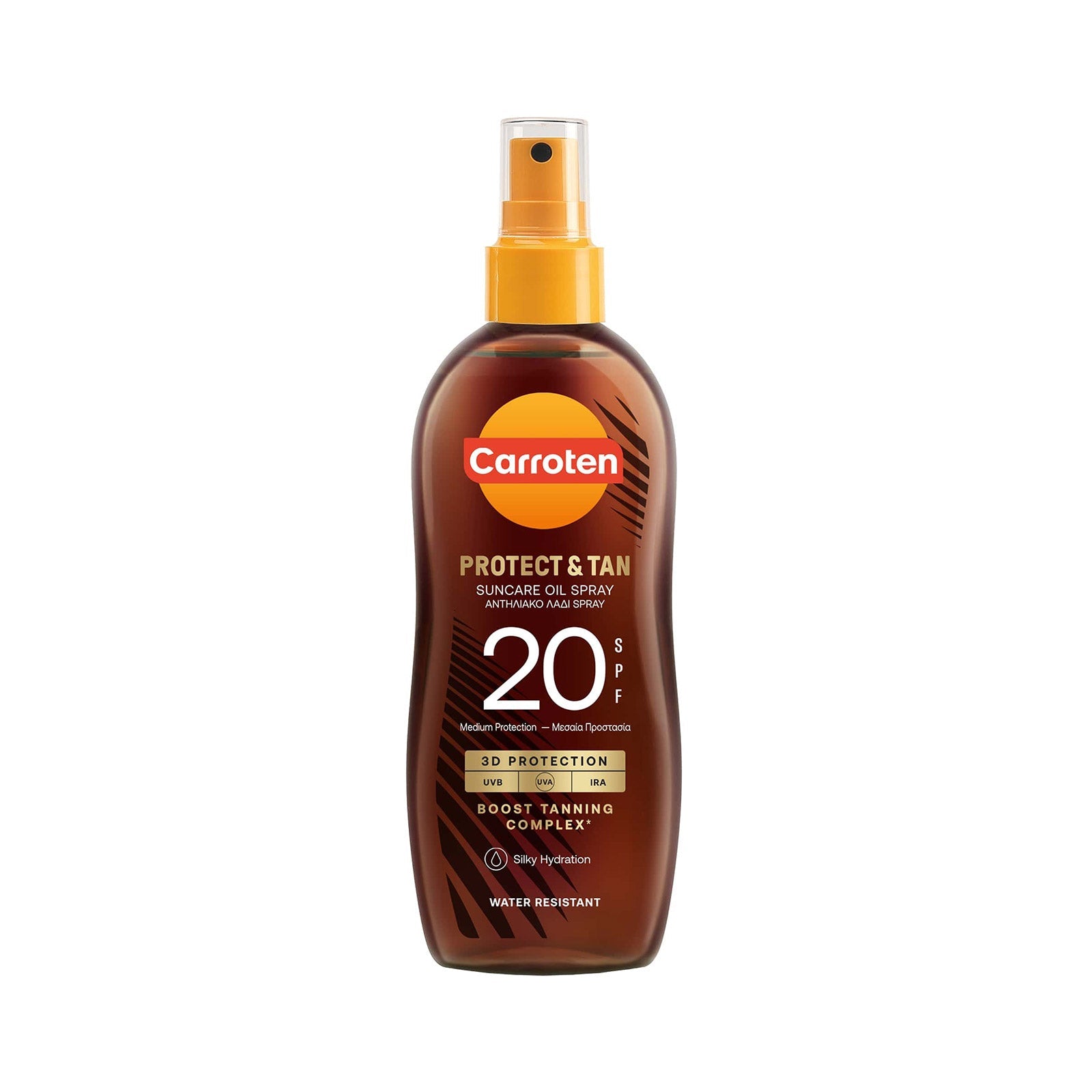 Carroten Protect & tan sunscreen oil spray medium, spf20 150ml - Anwar Store
