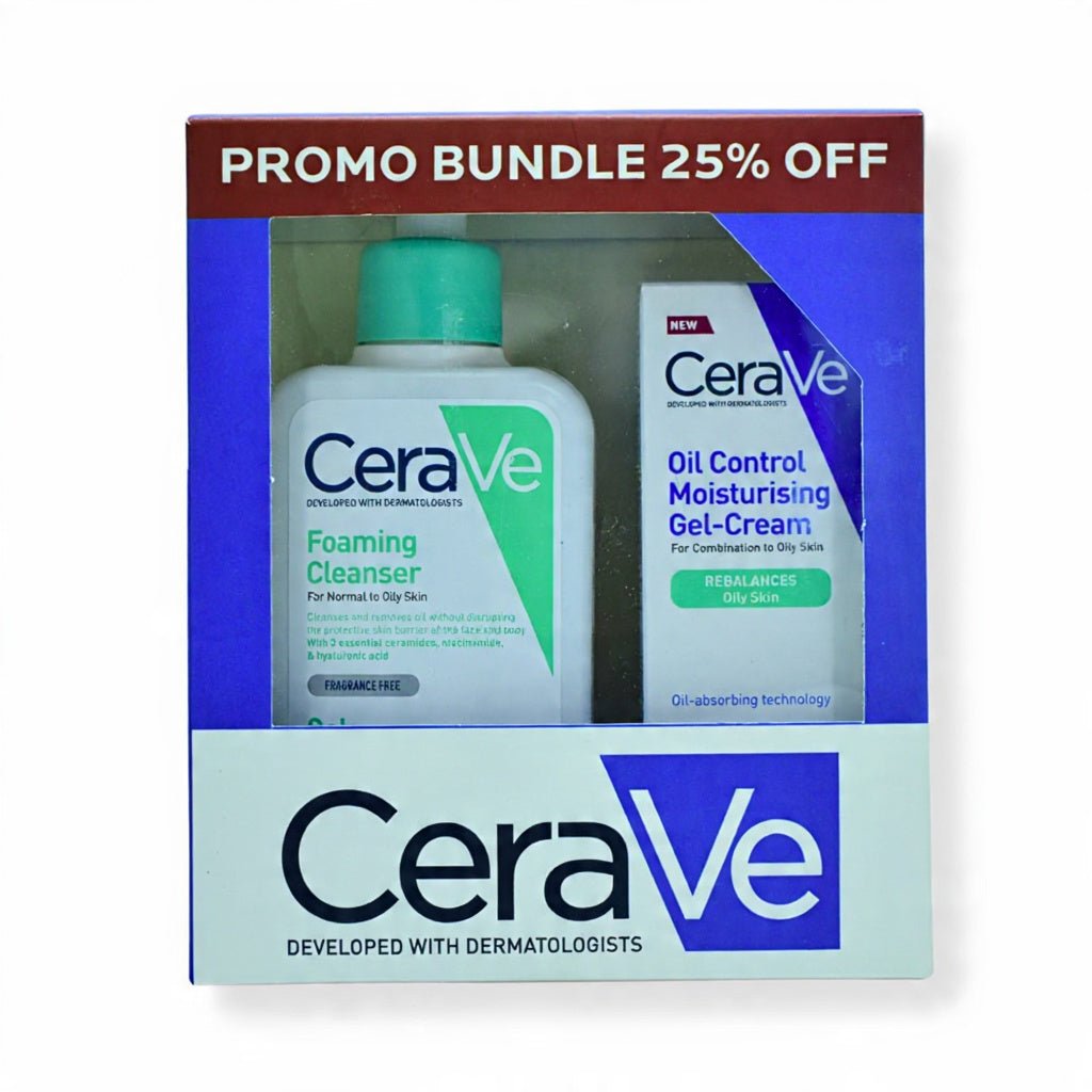 Ceraveoil Control Moisturising Gel-Cream 52 ml+foaming Cleanser Gel 236 ml Offer 25% | غسول للوجه سيرافي 52 مل - Anwar Store
